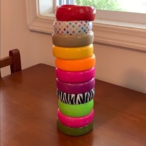 Bangle bracelets bundle.